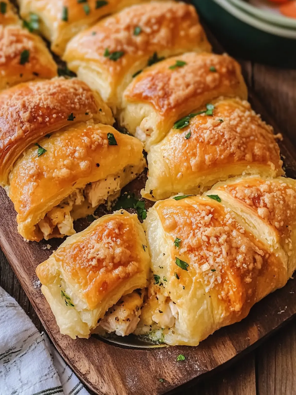 chicken parmesan crescent rolls preparation steps