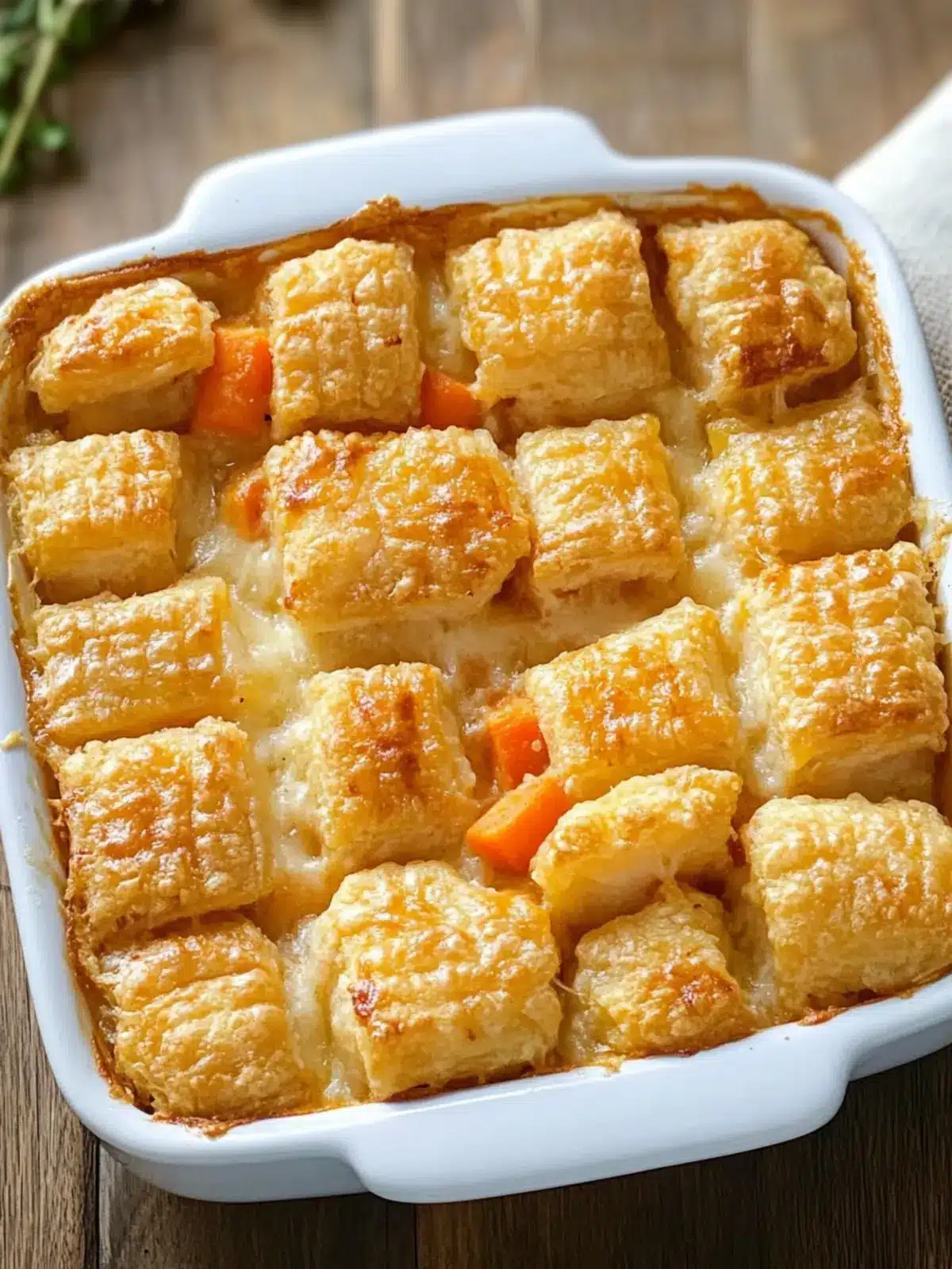 chicken tot pie bake preparation steps