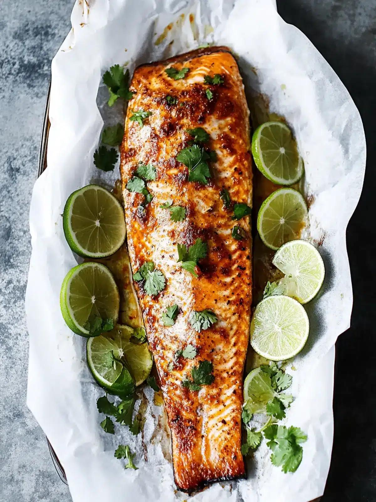 chili lime baked trout preparation steps