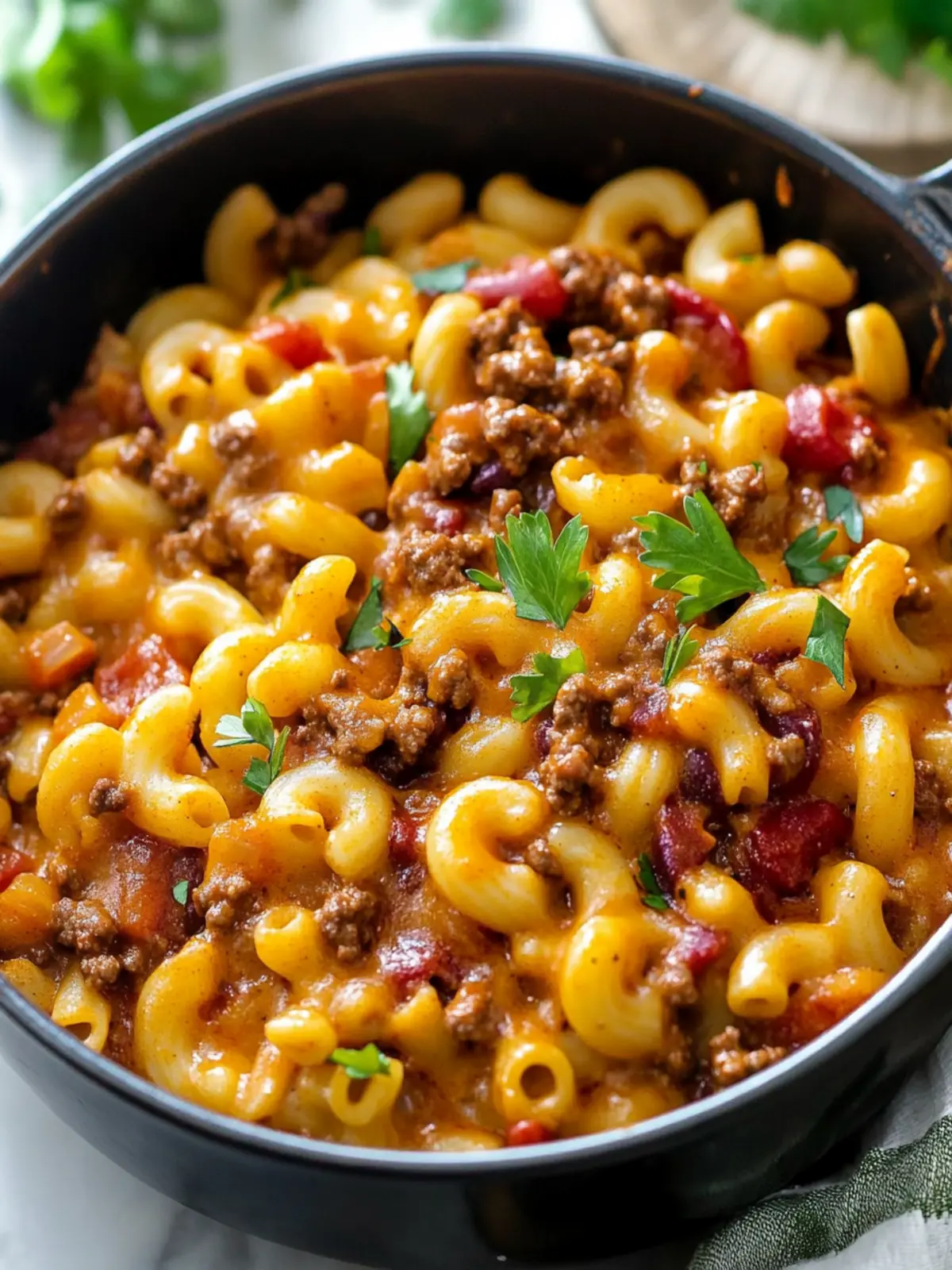 chili mac preparation steps