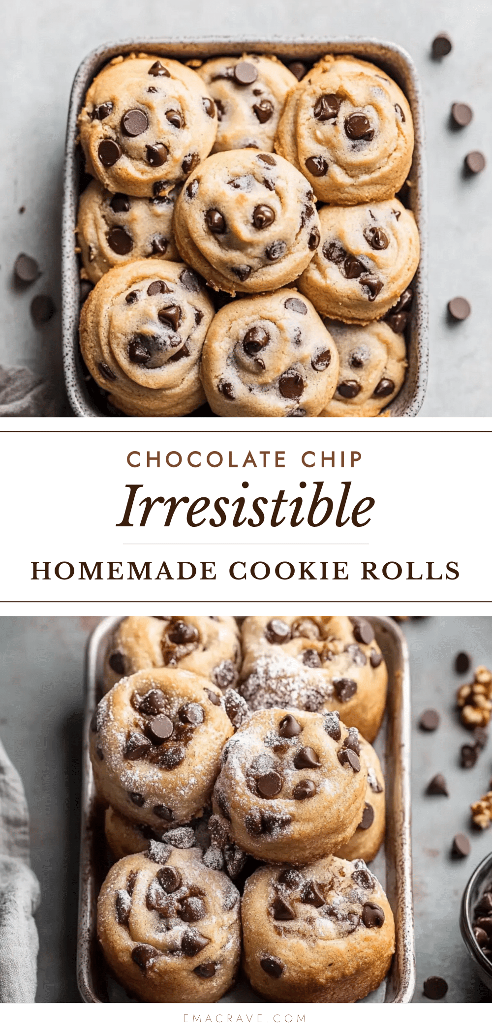 chocolate chip cookie rolls recipe