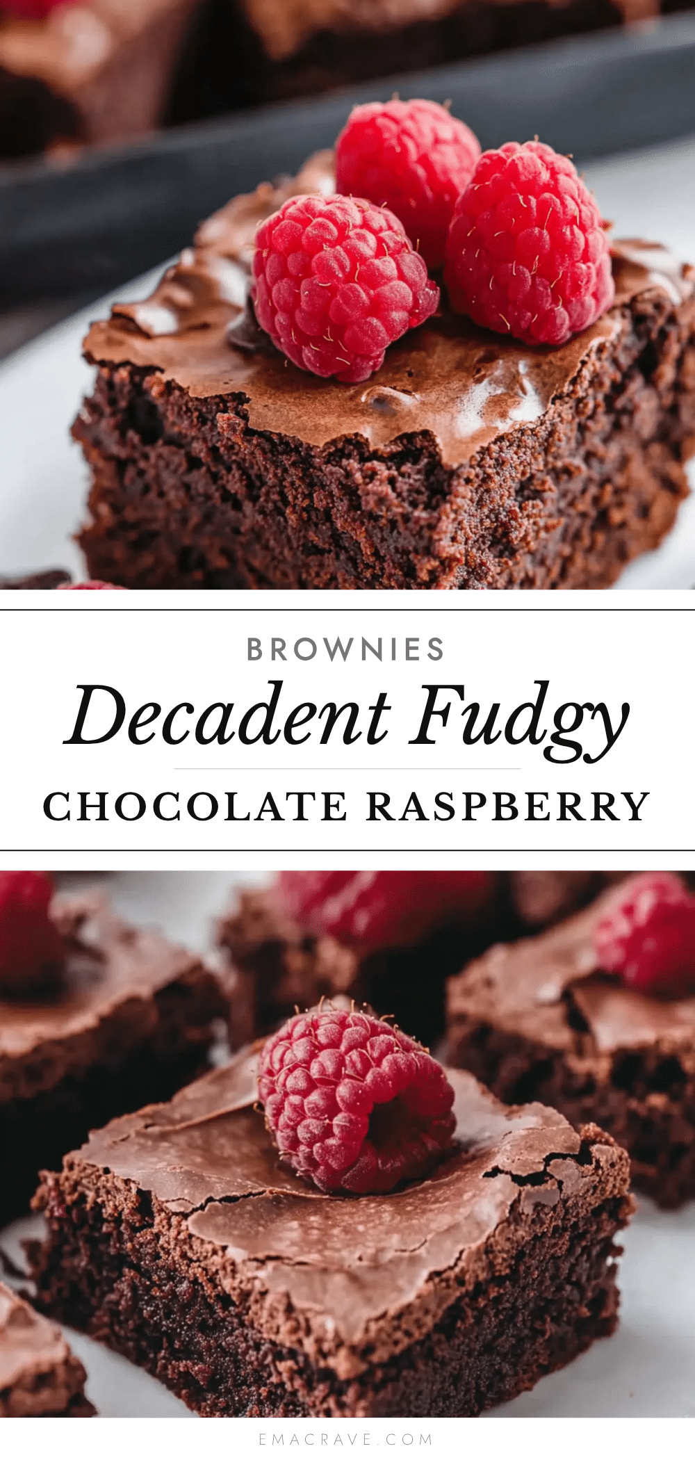chocolate raspberry brownies recipe
