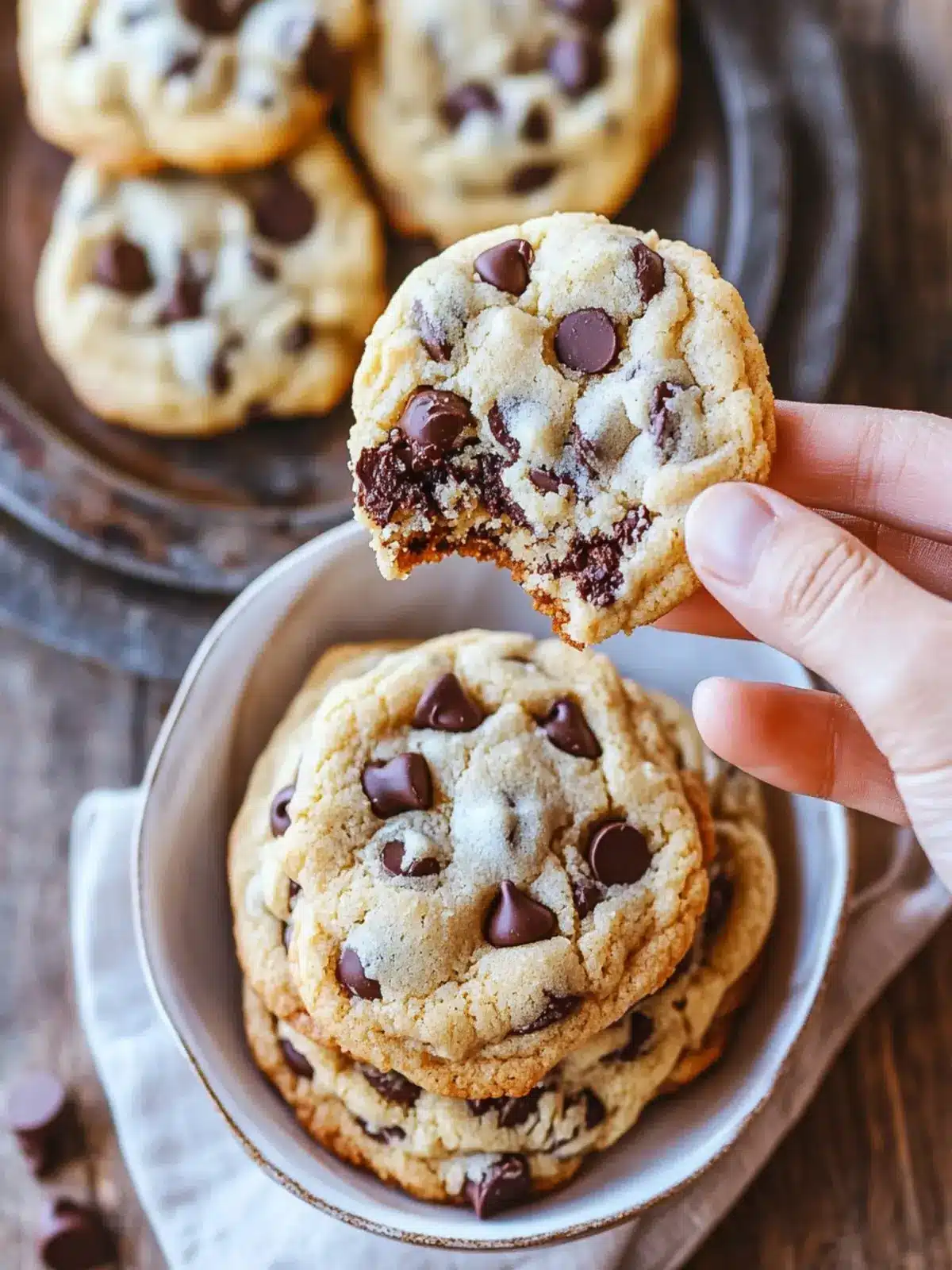 cream cheese chocolate chip cookies preparation steps