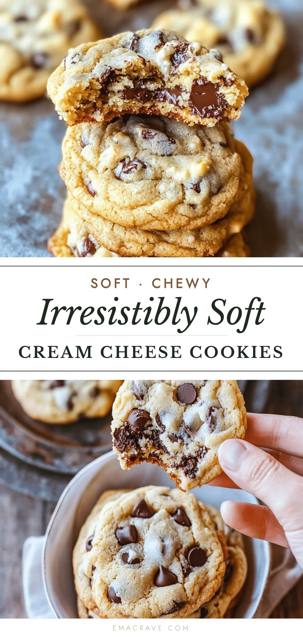 cream cheese chocolate chip cookies recipe