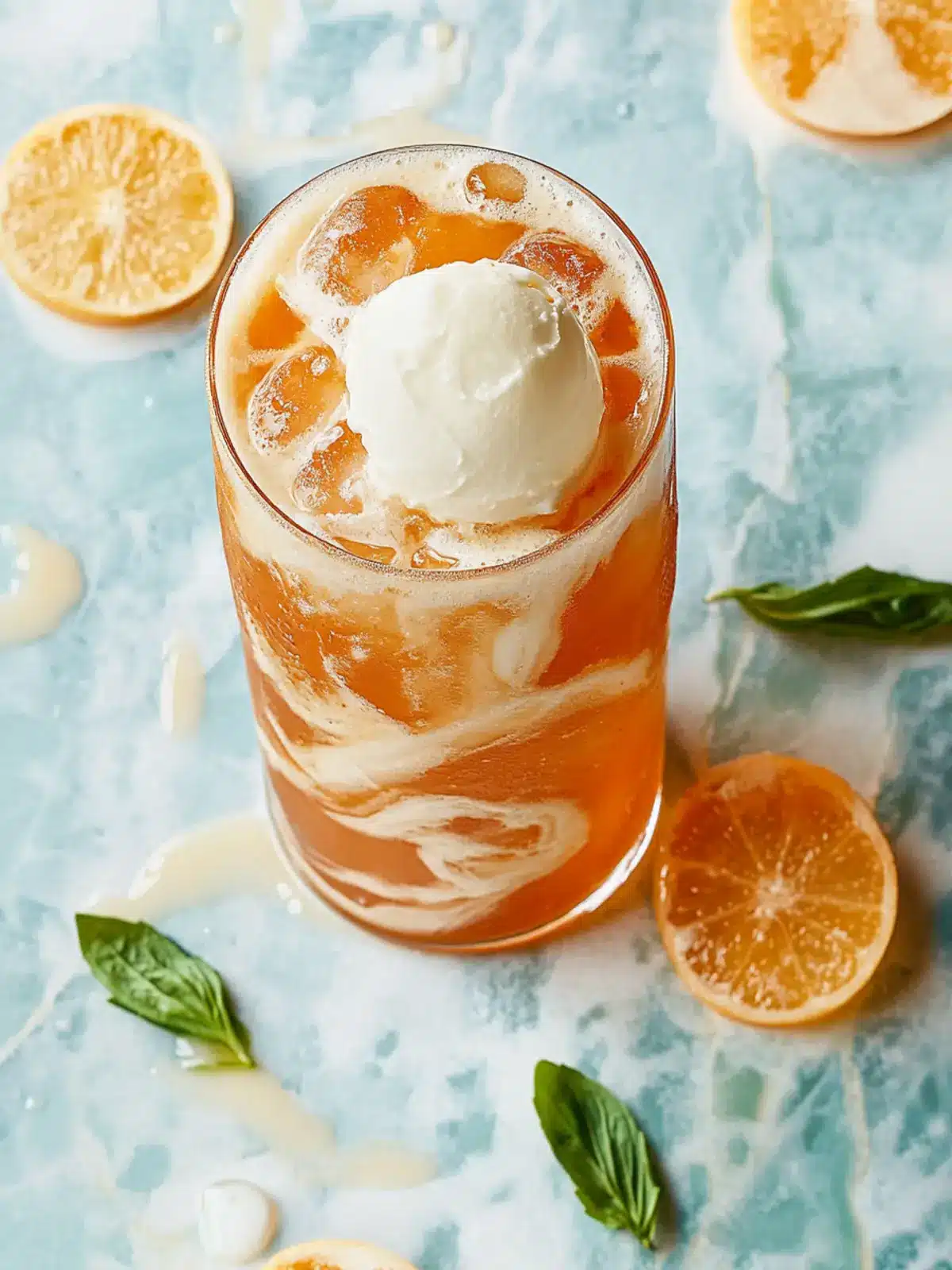 creamsicle dirty soda preparation steps