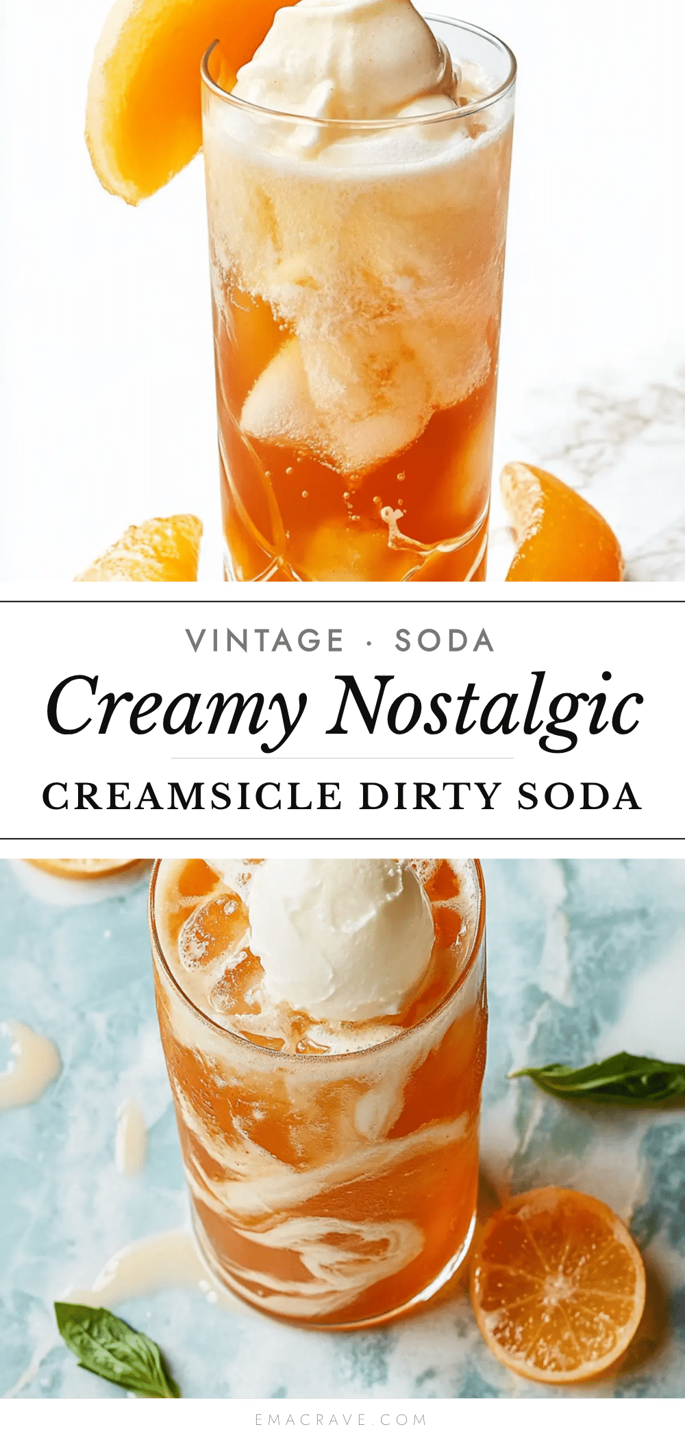 creamsicle dirty soda recipe