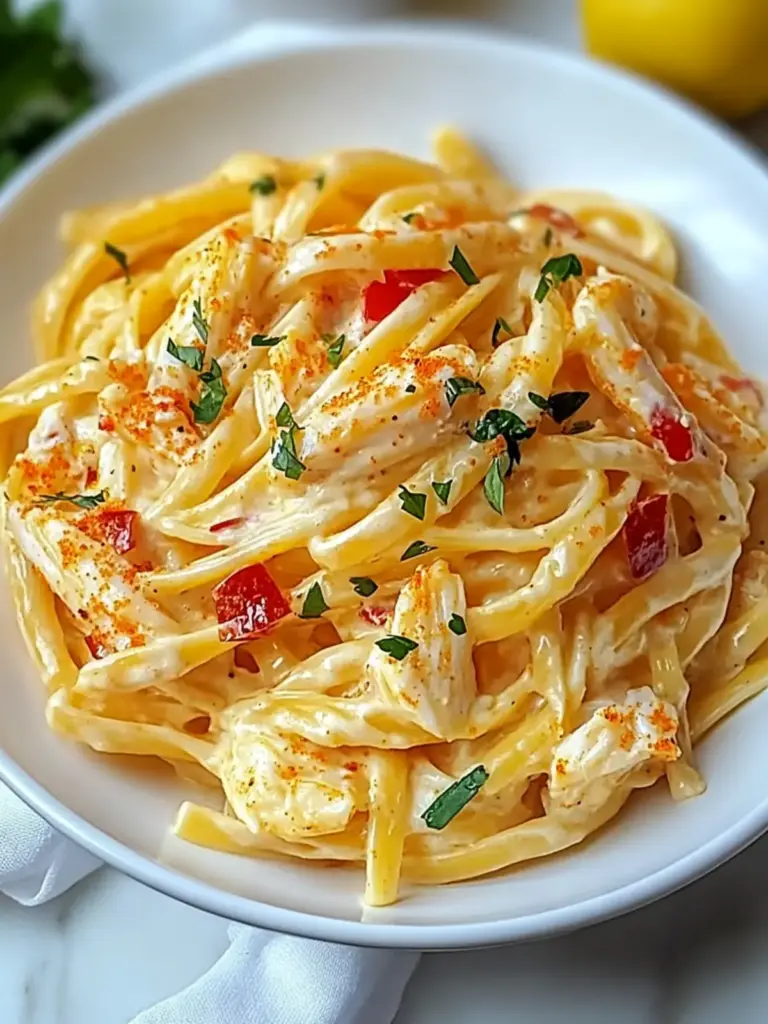 creamy cajun crab pasta - featured image