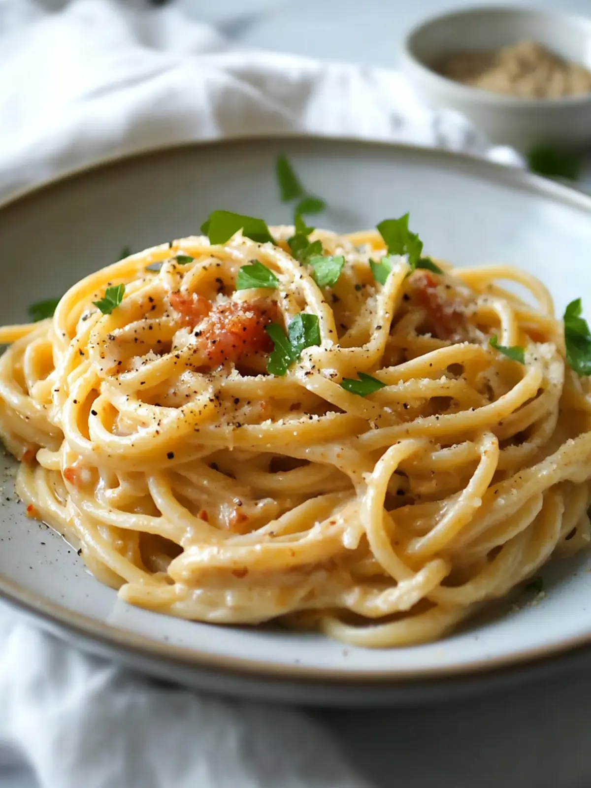 creamy cajun linguine with shrimp and sausage preparation steps