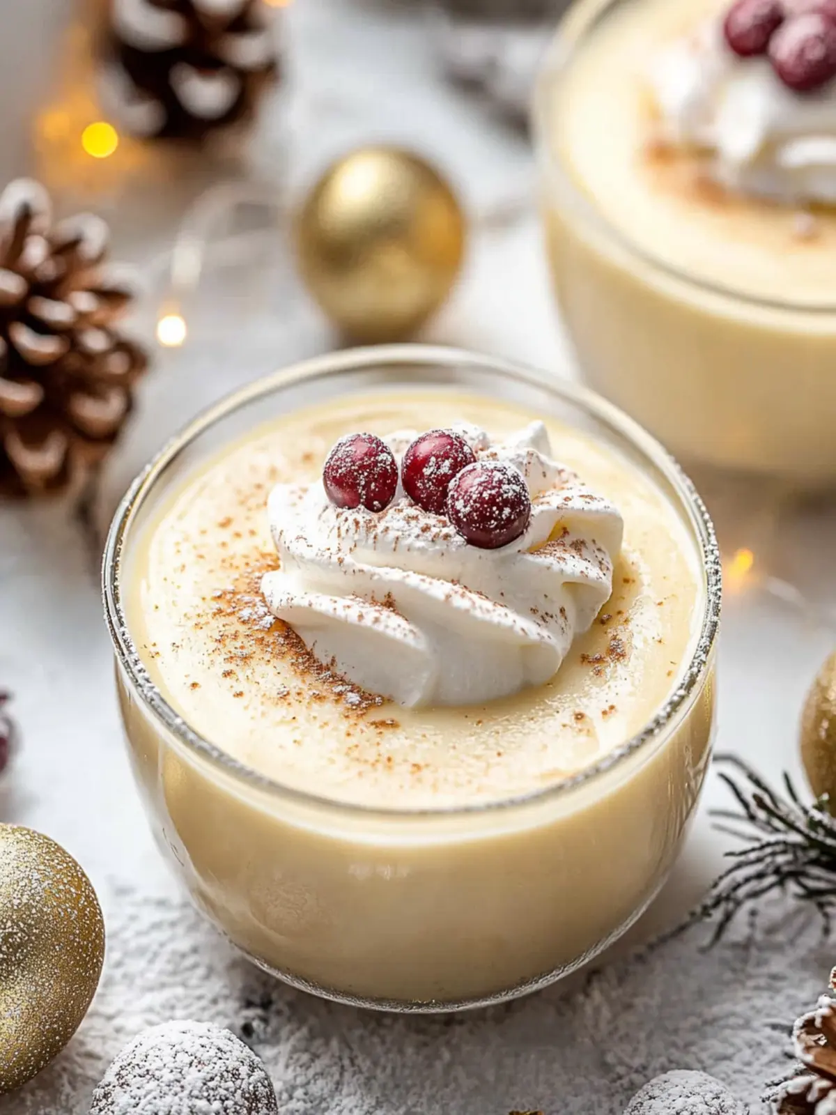 creamy holiday eggnog pudding preparation steps