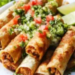 crispy chicken flautas - featured image
