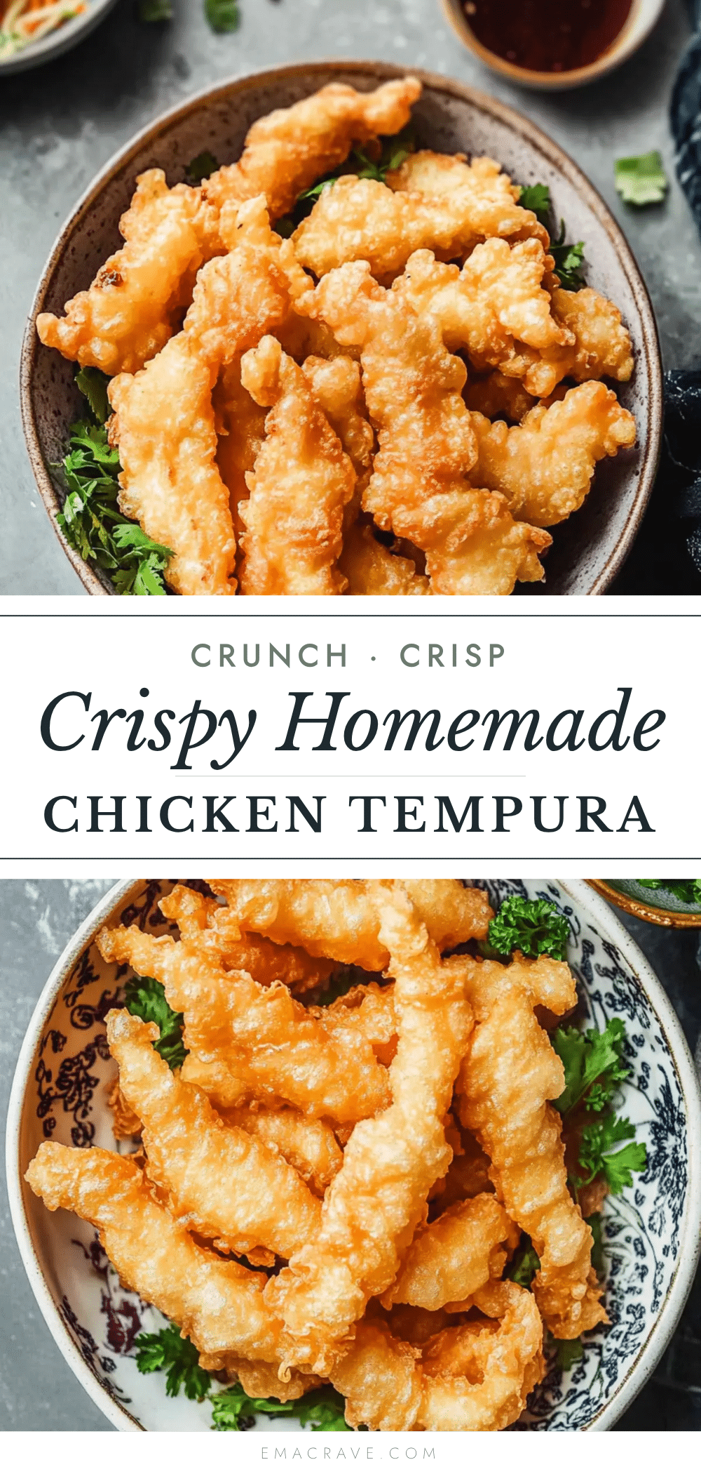 crispy chicken tempura recipe