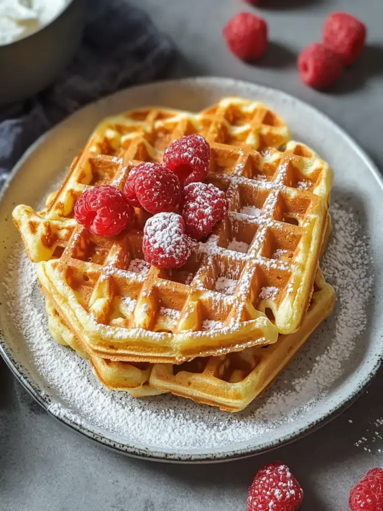 crispy coconut flour waffles - featured image