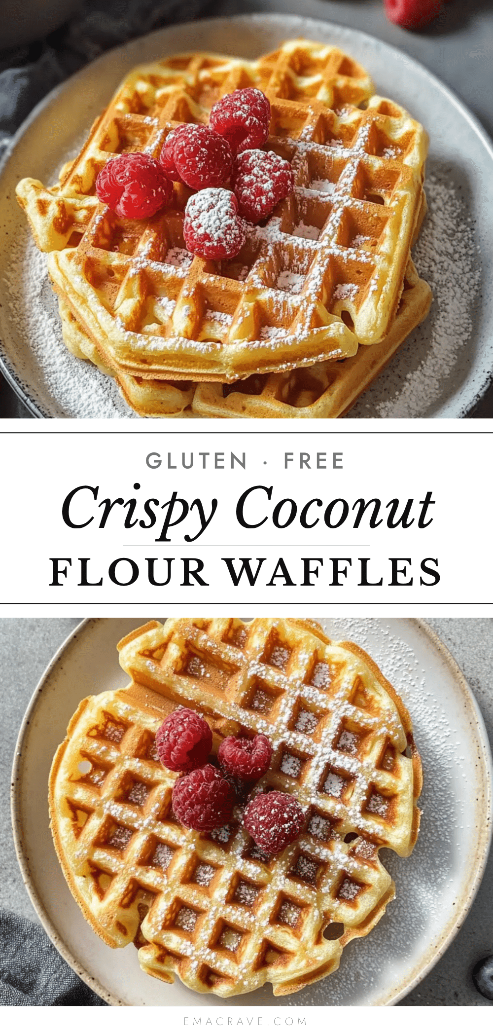 crispy coconut flour waffles recipe