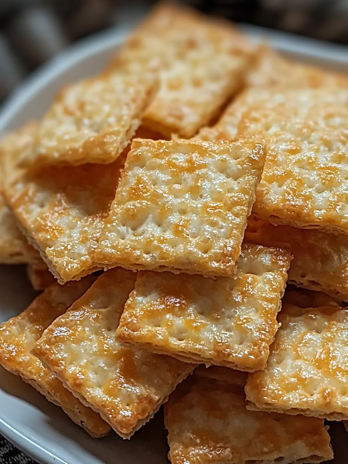 Crispy Savory Rice Krispie Cheddar Crackers preparation steps