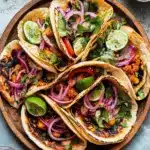 crispy smashed dumpling tacos - featured image