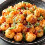 crispy thai sweet chili cauliflower bites - featured image