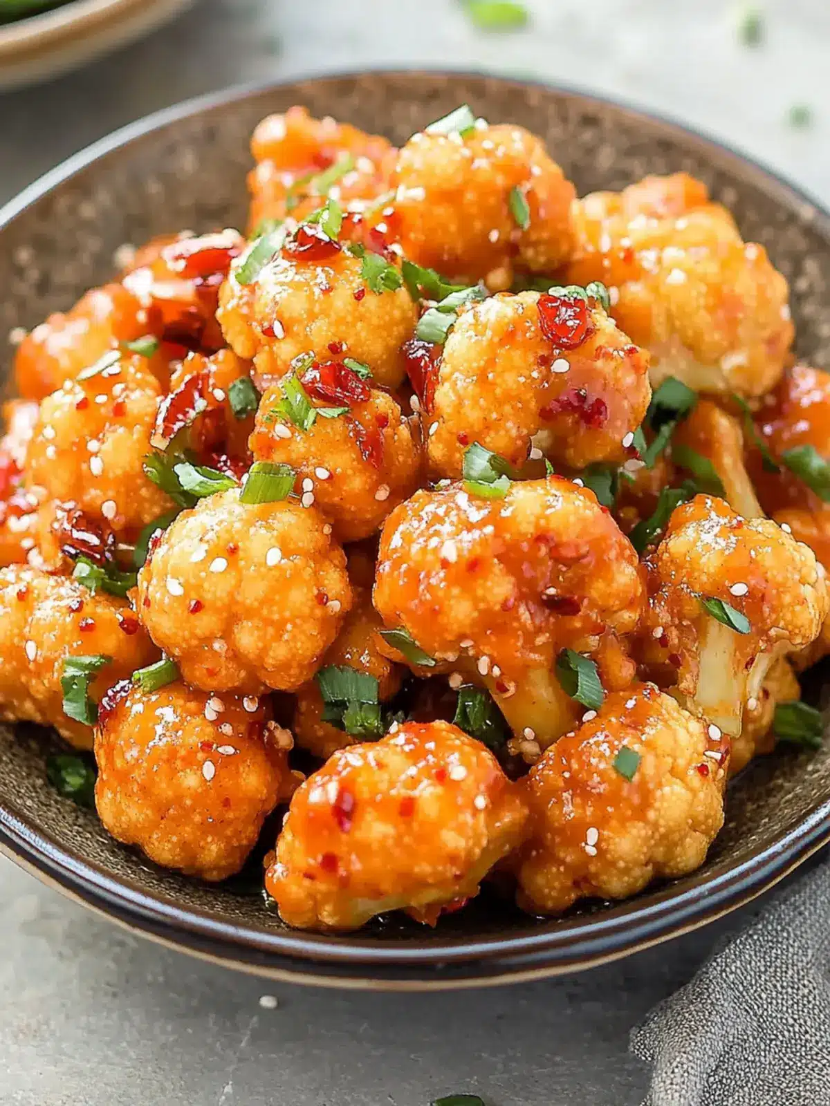 crispy thai sweet chili cauliflower bites preparation steps