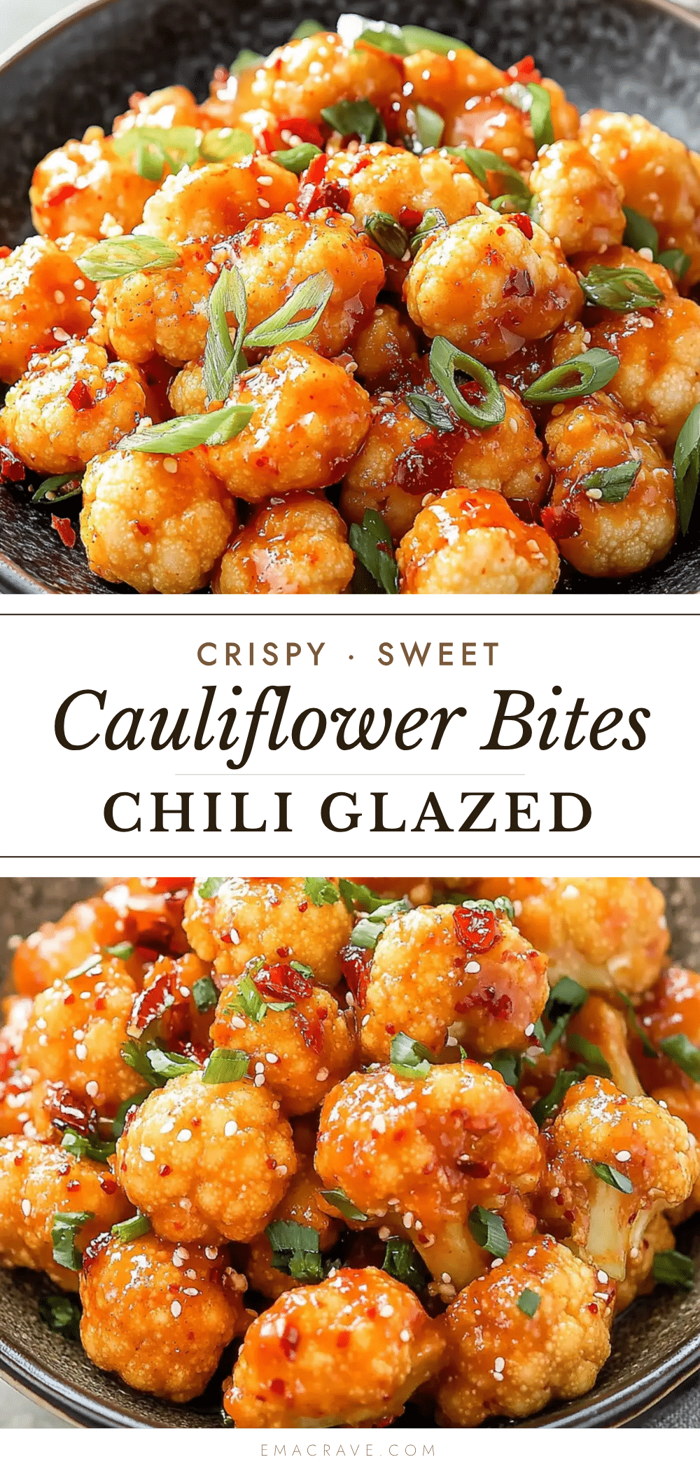 crispy thai sweet chili cauliflower bites recipe