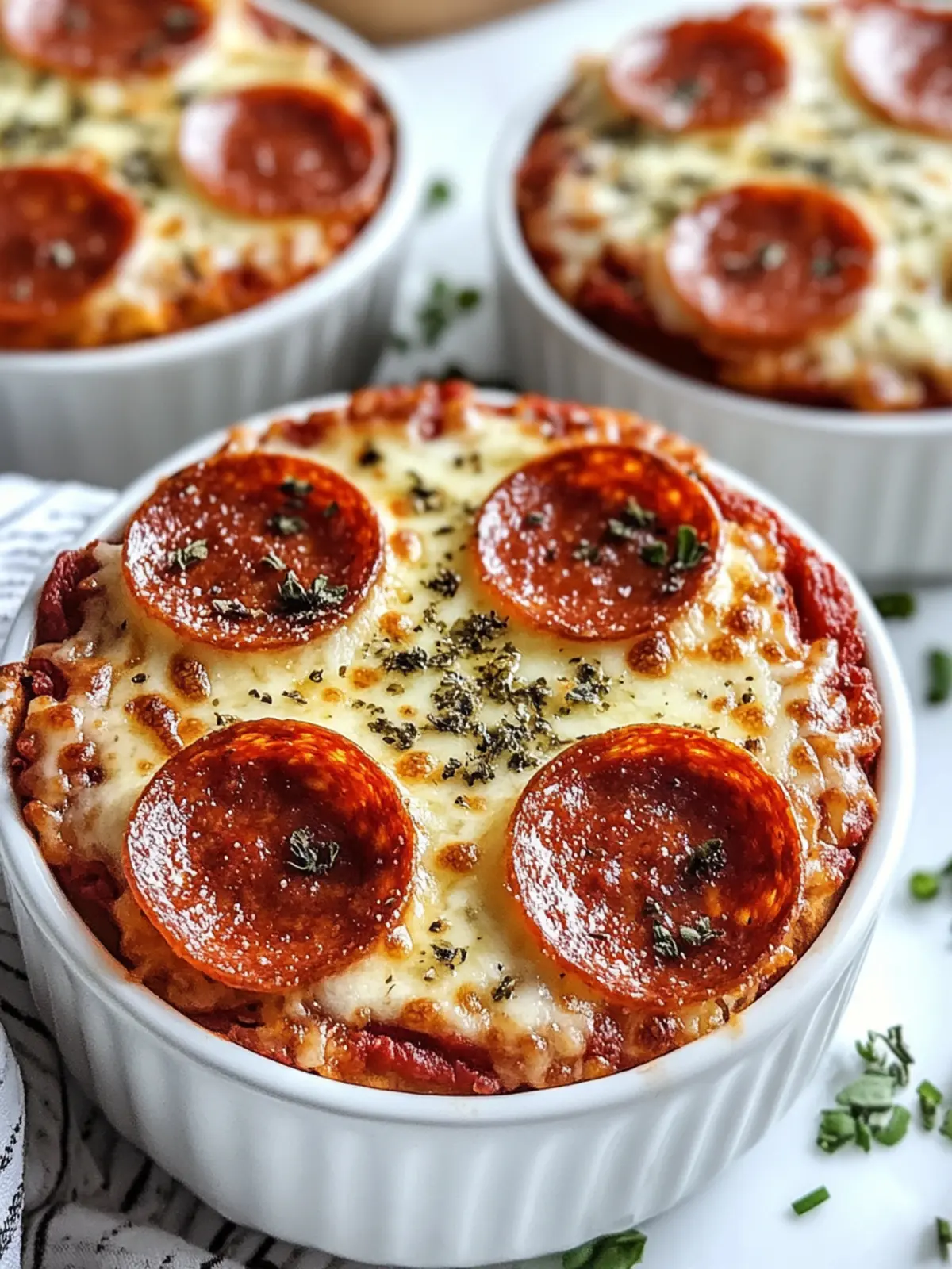 crustless pizza bowl preparation steps