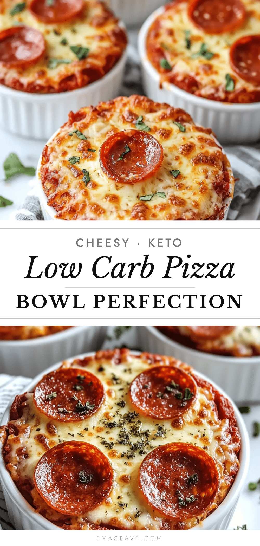 crustless pizza bowl recipe