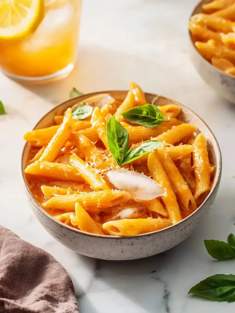 dairy-free penne vodka - featured image
