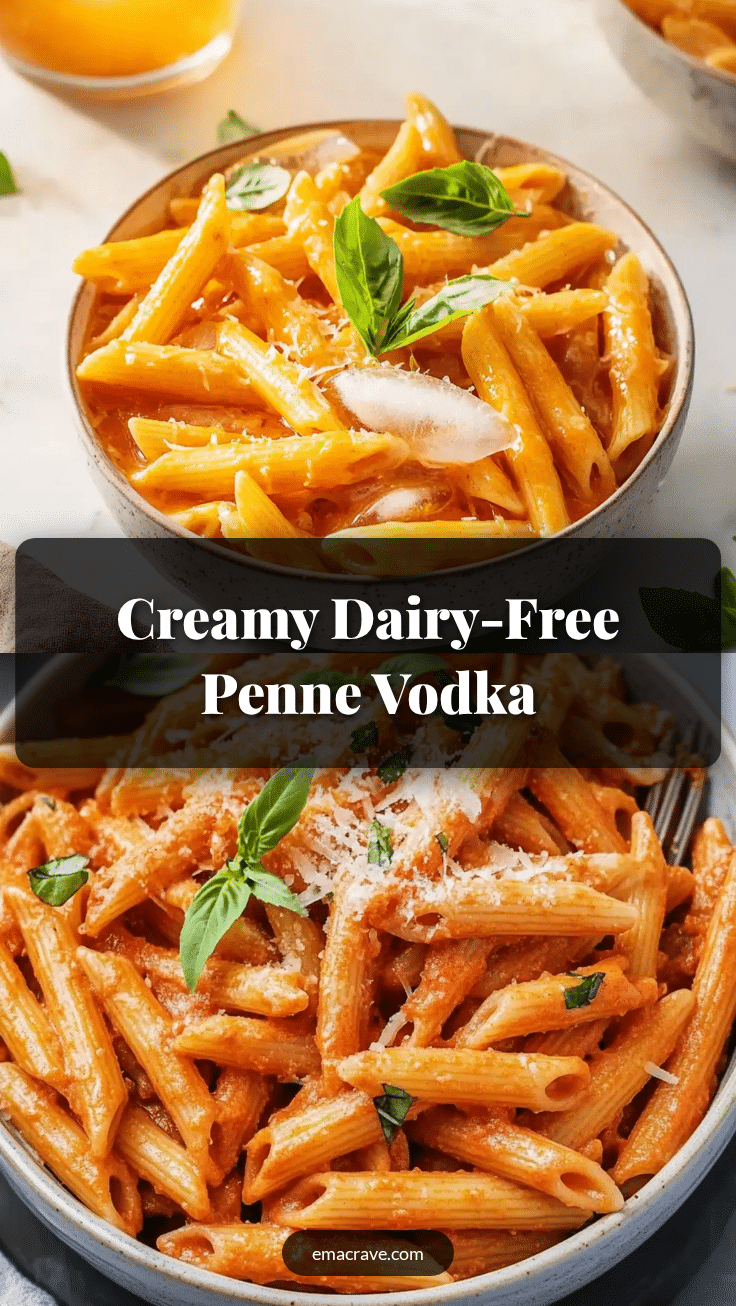 dairy-free penne vodka recipe