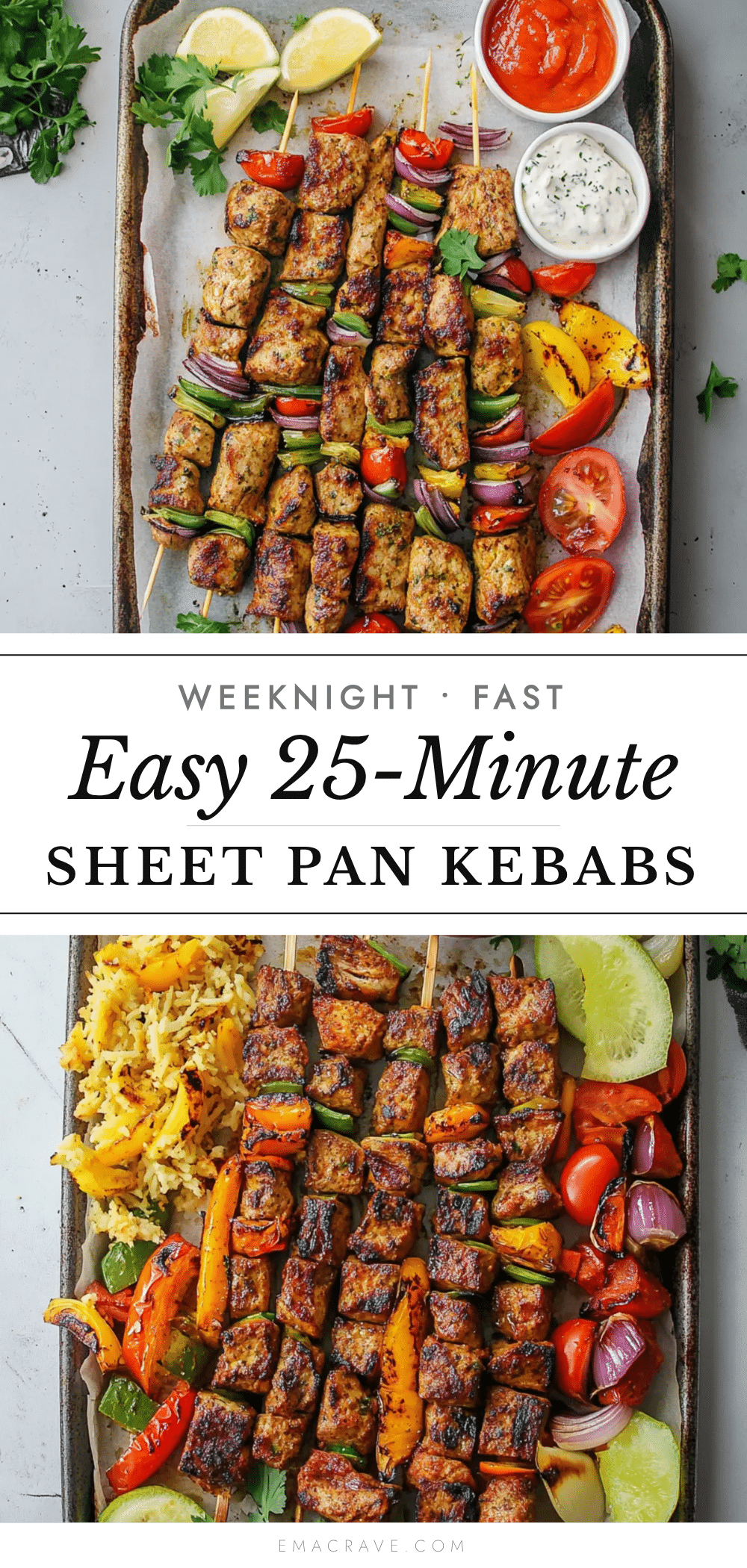 easy sheet pan kebabs recipe
