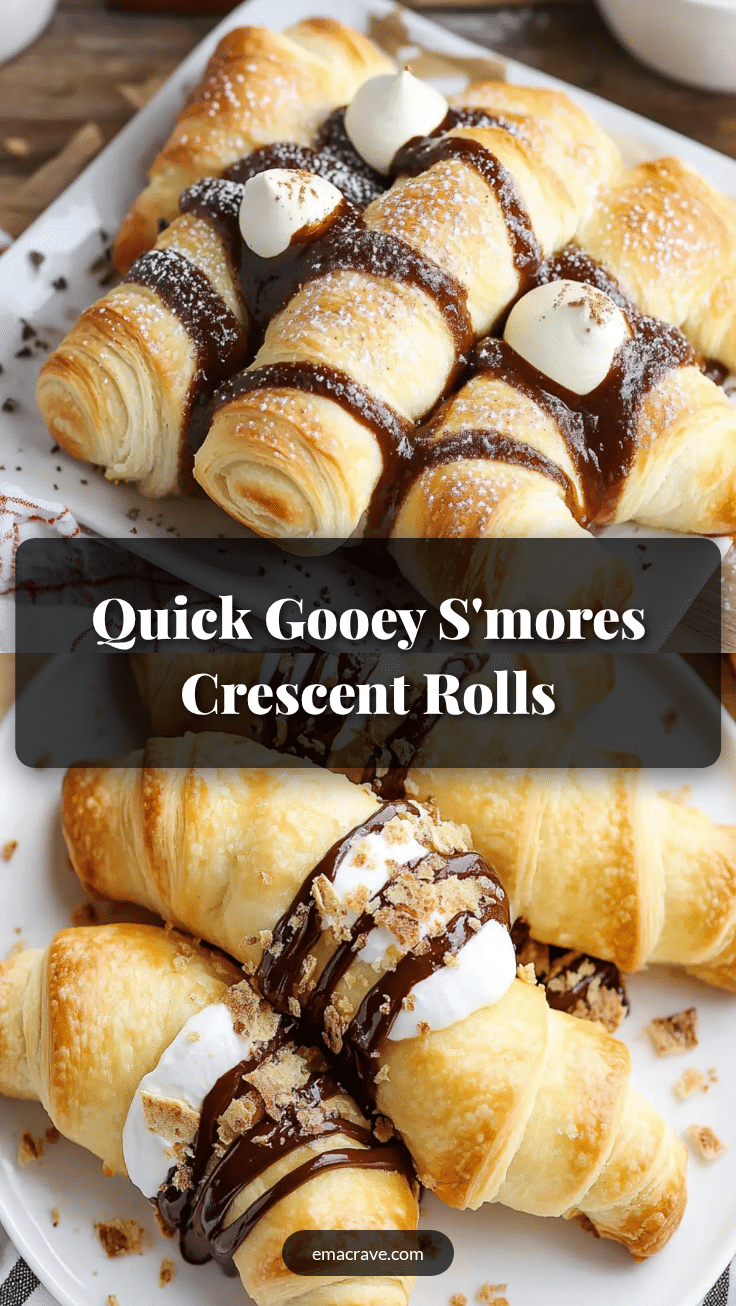easy smores crescent rolls recipe