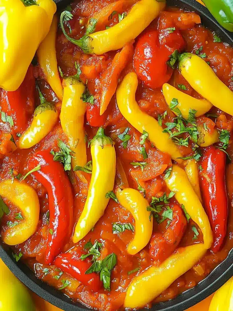 easy weeknight peperonata - featured image
