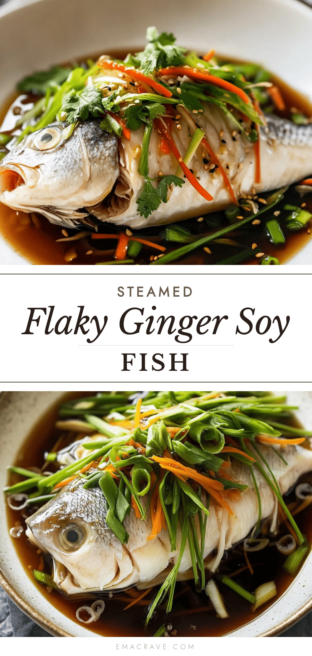 ginger soy steamed fish recipe