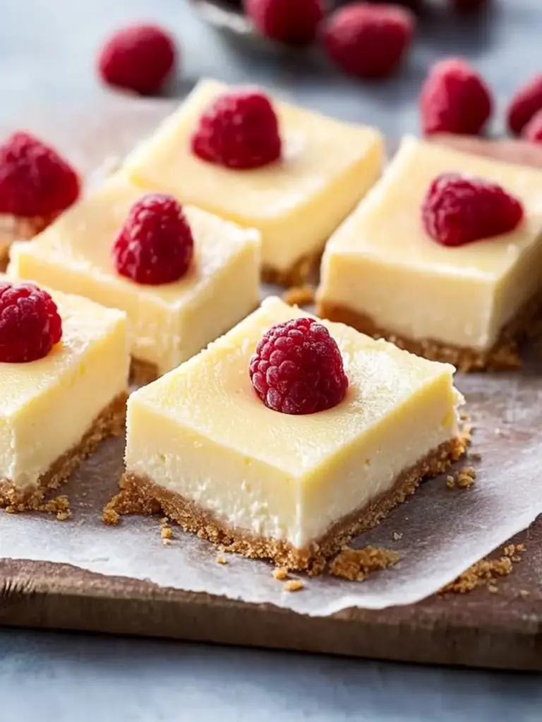 gluten-free cheesecake bars - featured image