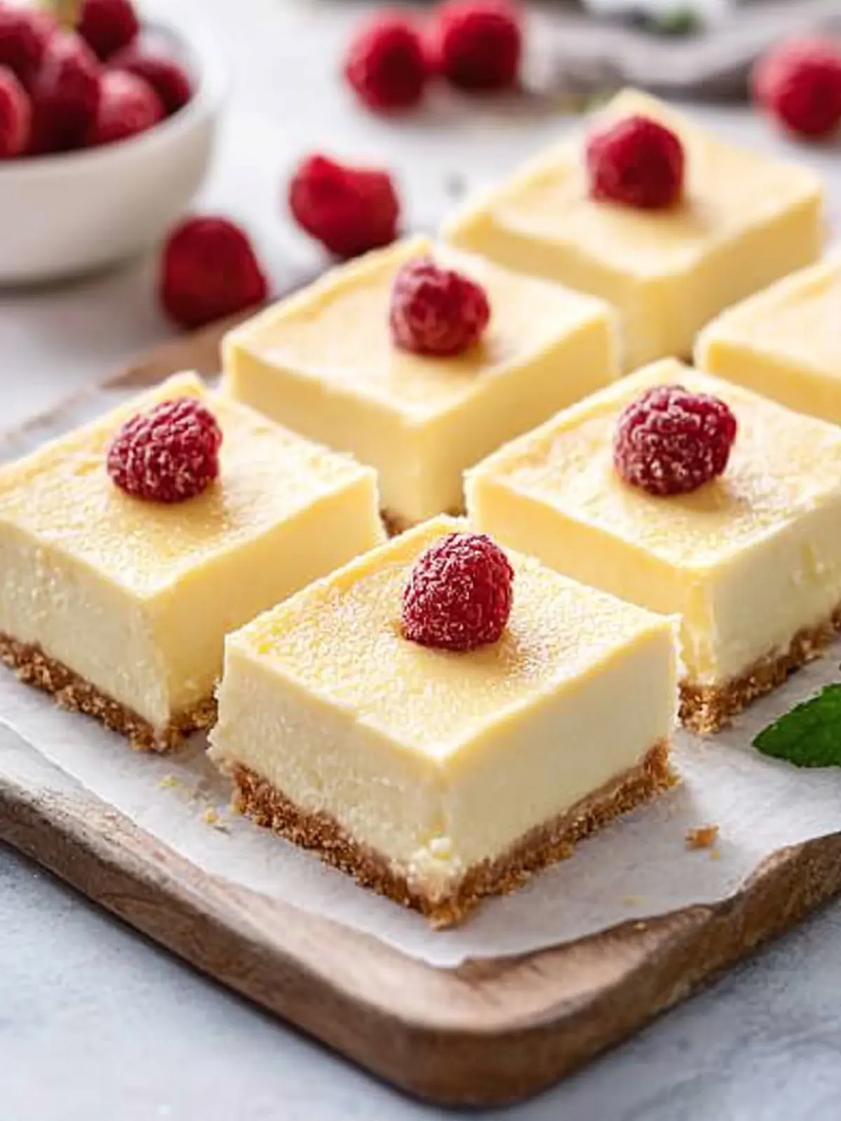gluten-free cheesecake bars preparation steps