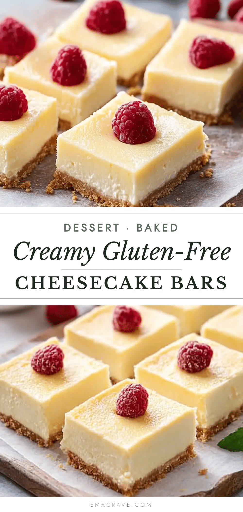 gluten-free cheesecake bars recipe