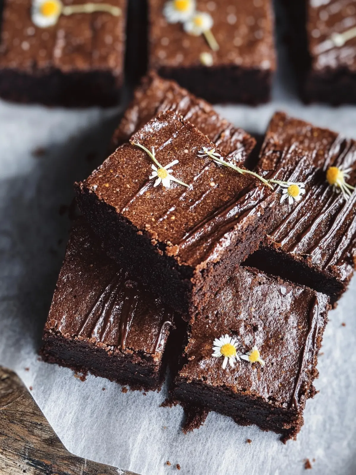 healthy cassava flour brownies preparation steps