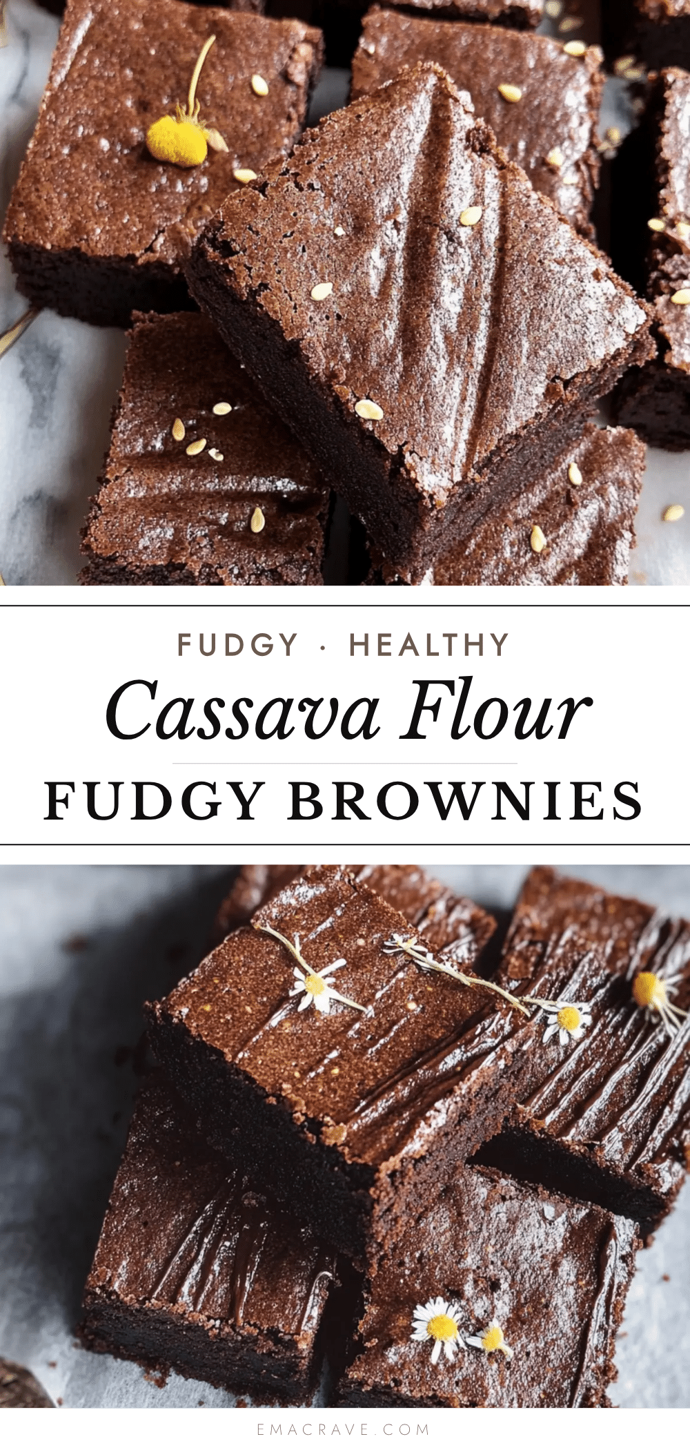 healthy cassava flour brownies recipe