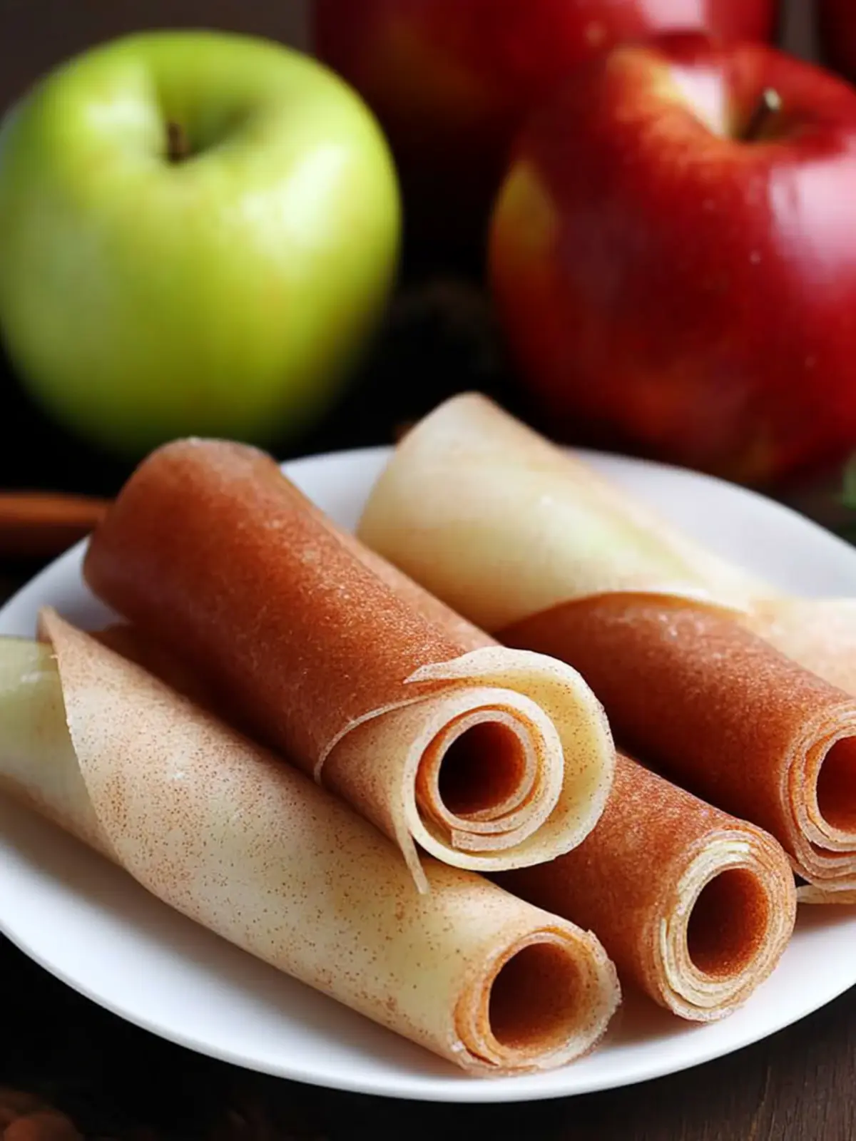 homemade apple cinnamon fruit roll-ups preparation steps