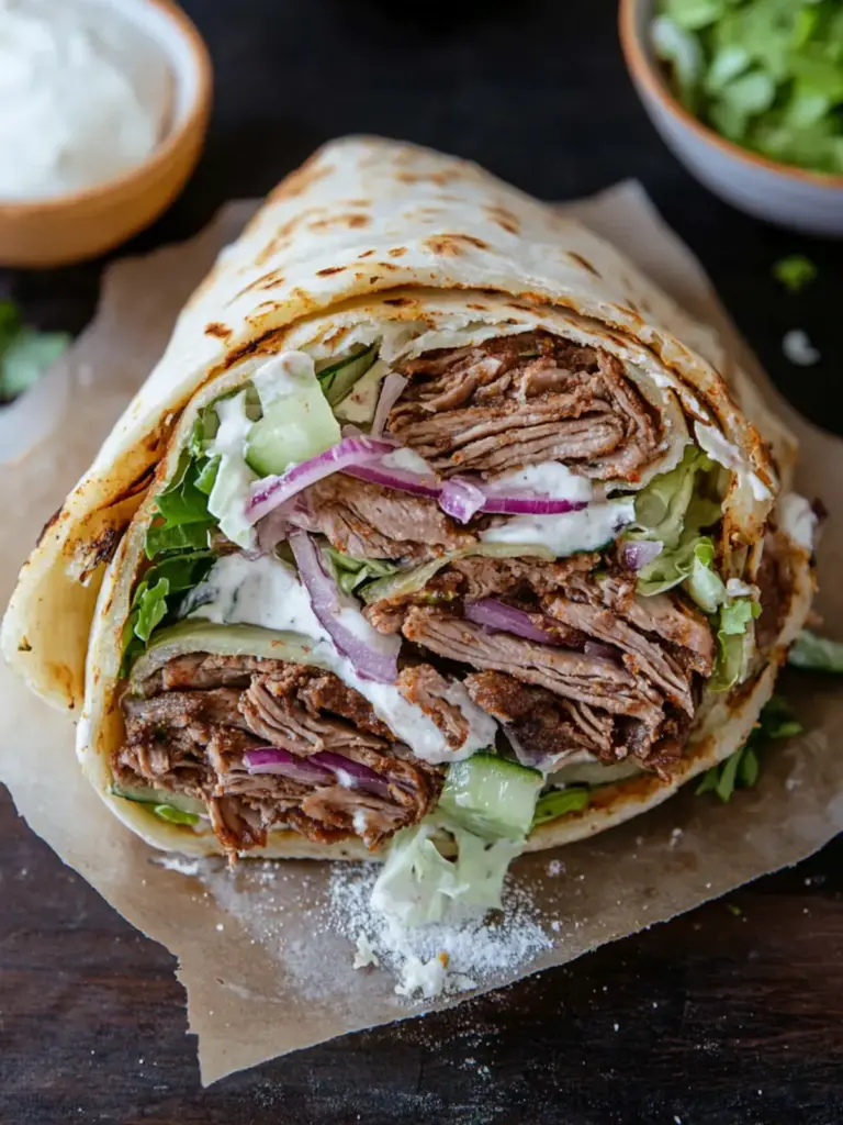 homemade doner kebab - featured image