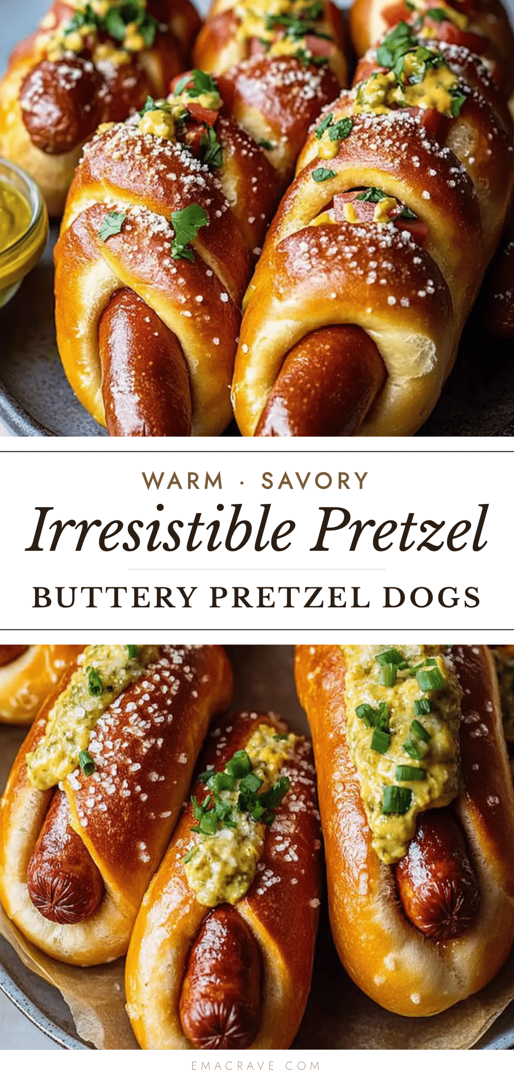 homemade pretzel dogs recipe