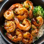 honey garlic shrimp - featured image