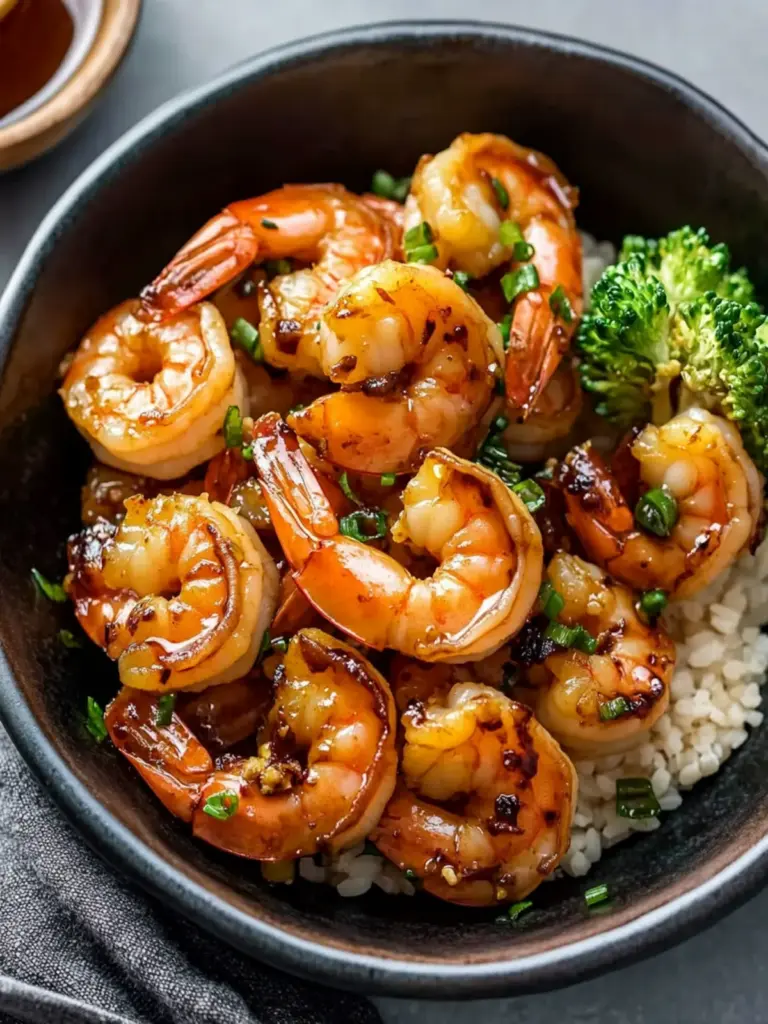 honey garlic shrimp - featured image