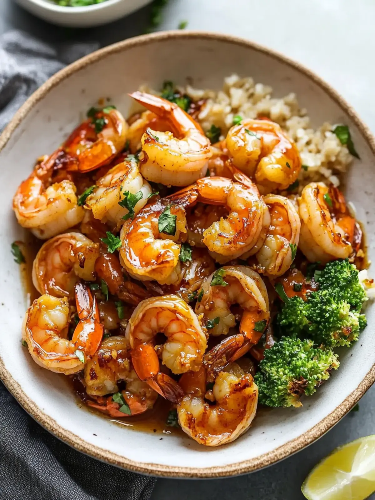 honey garlic shrimp preparation steps