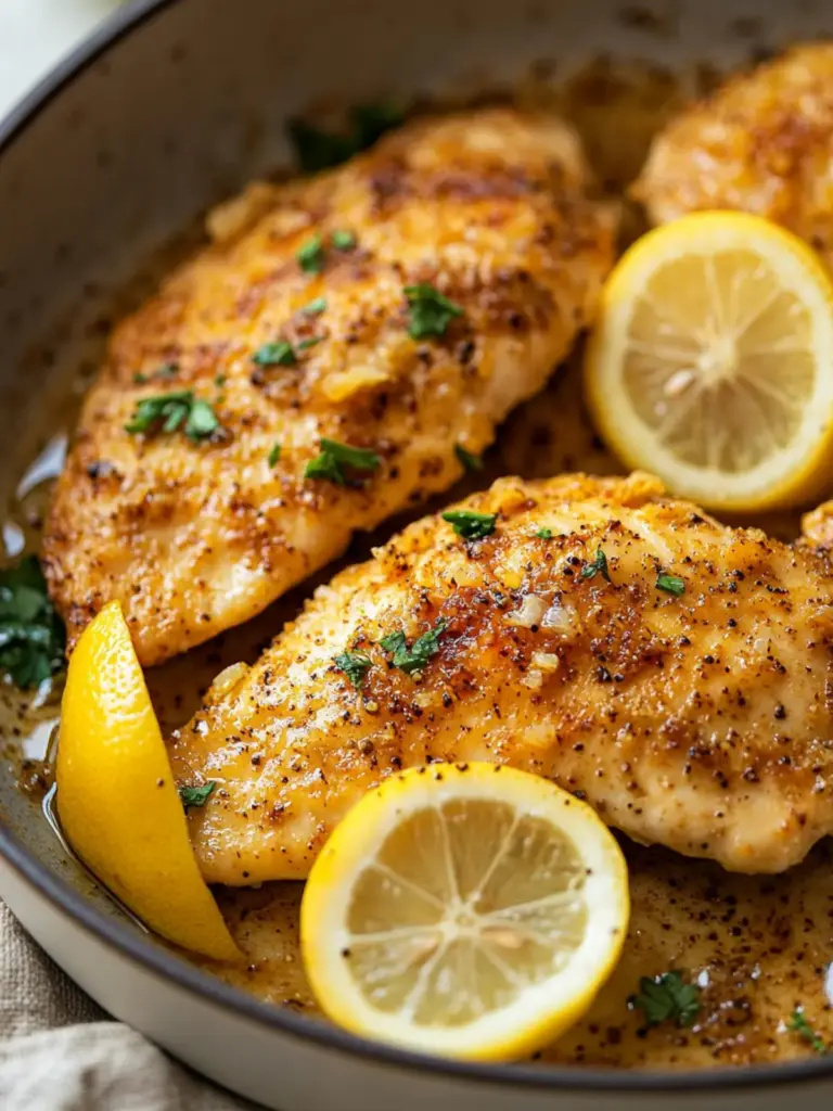 lemon pepper chicken dinner - featured image