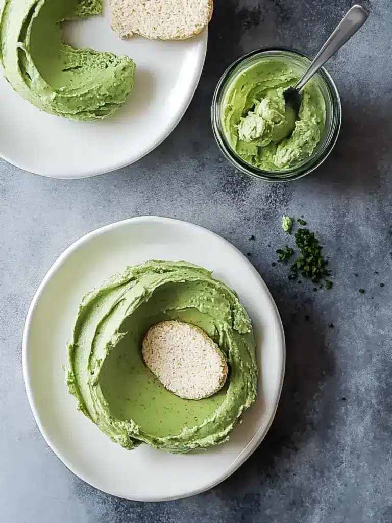 matcha cream cheese spread - featured image
