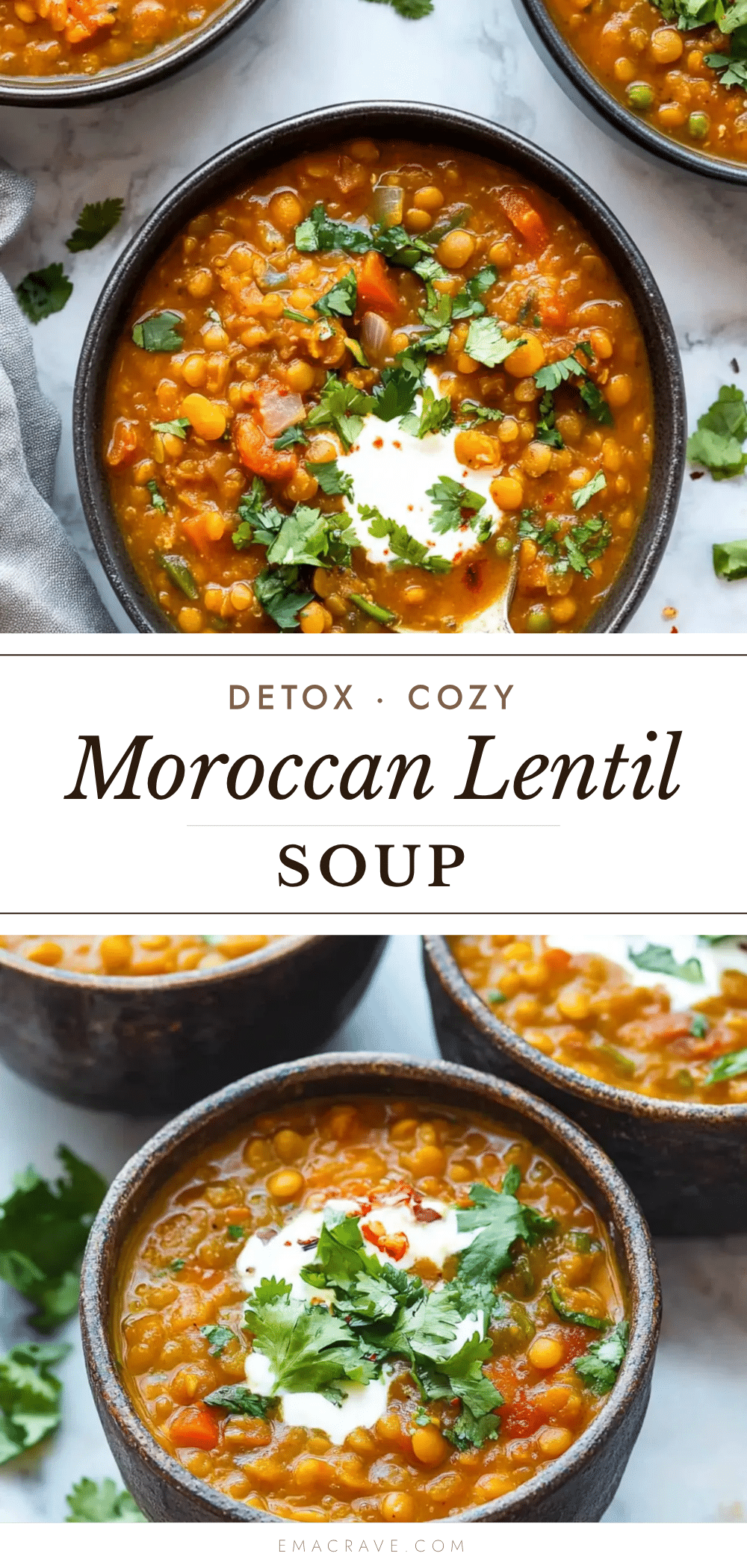 Moroccan lentil soup recipe