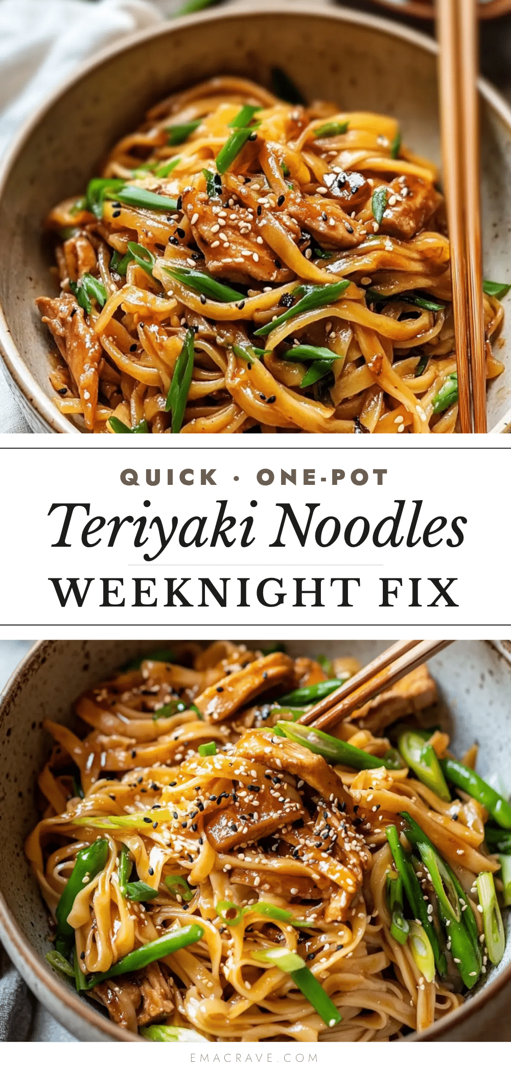 one-pot teriyaki noodles recipe