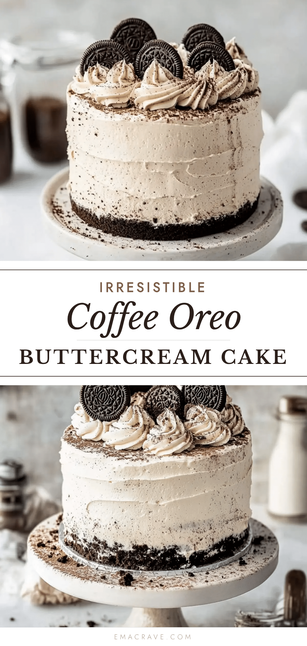 Perfect Oreo Cake with Coffee Oreo Buttercream recipe