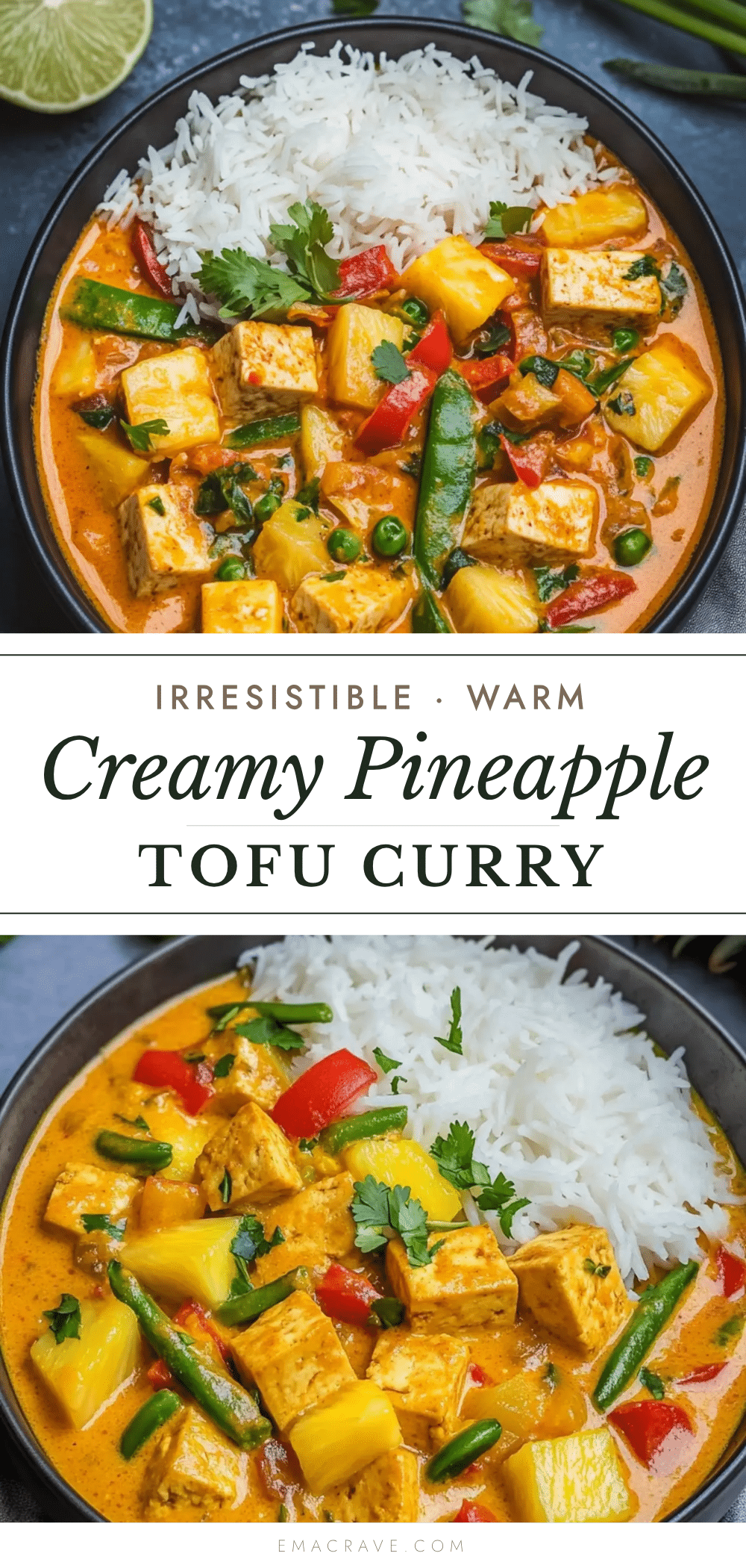 pineapple tofu curry recipe