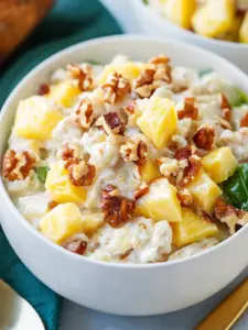 pineapple walnut salad - featured image