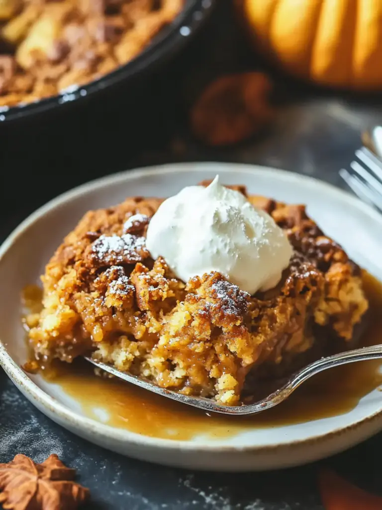 pumpkin cobbler - featured image
