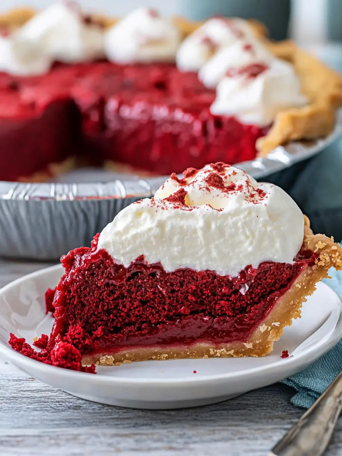 red velvet pie preparation steps